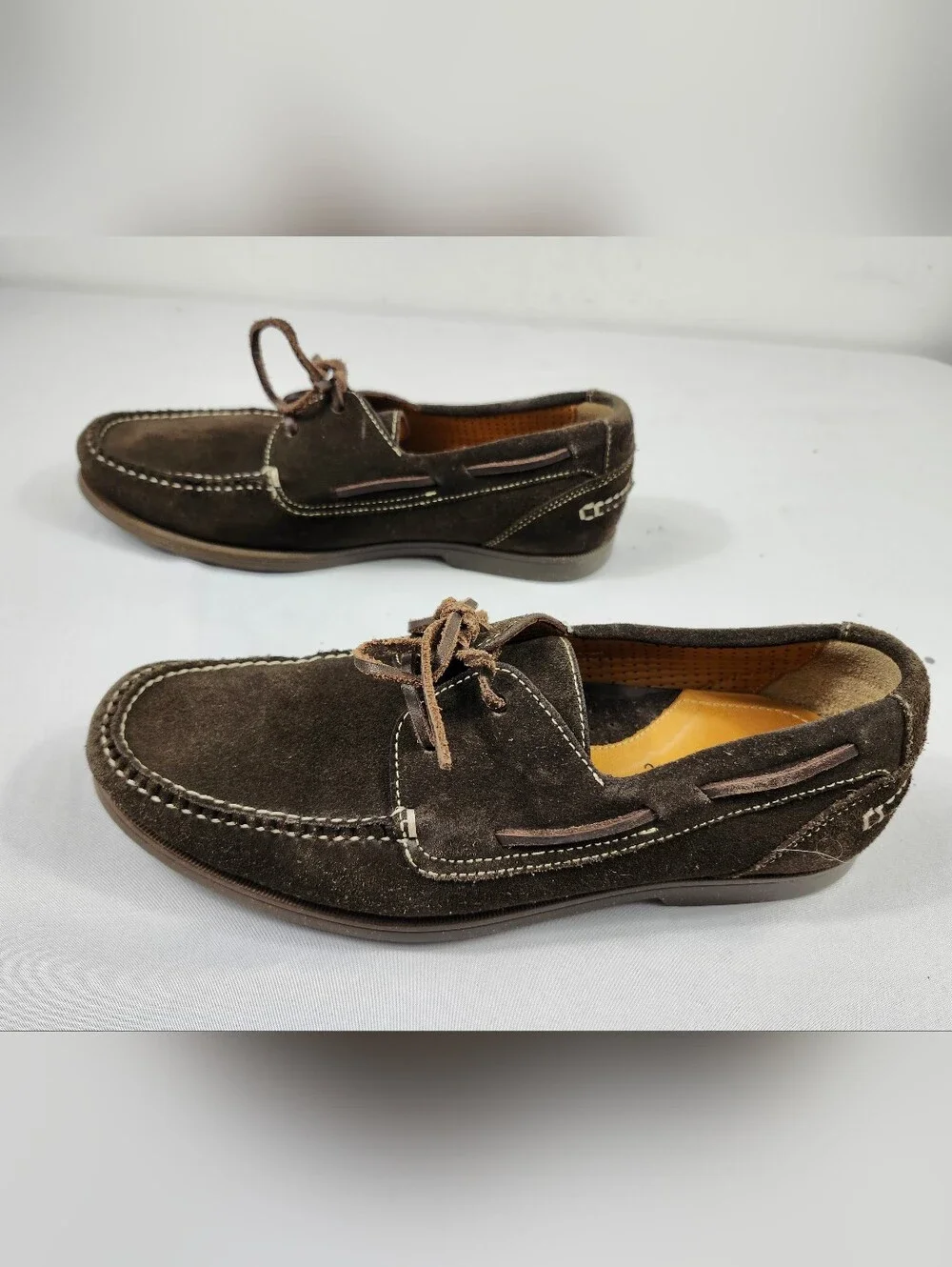 Cole Haan Men’s 8 M Brown Suede Moccasin Boat Shoes